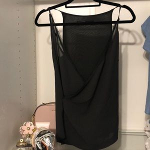 Hunter green Allsaints top